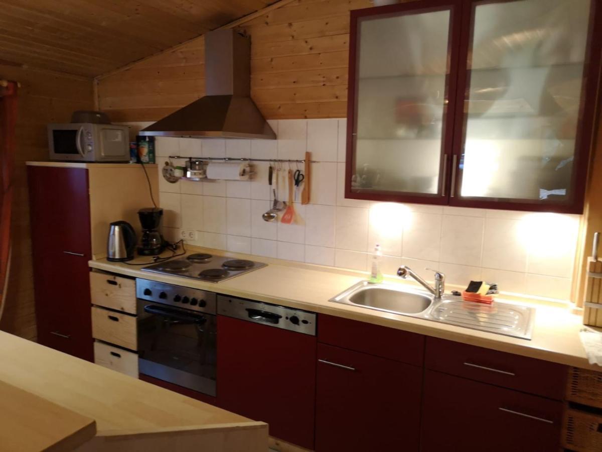 Ferienhaus Waldhütte Ferch Schwielowsee Exterior foto