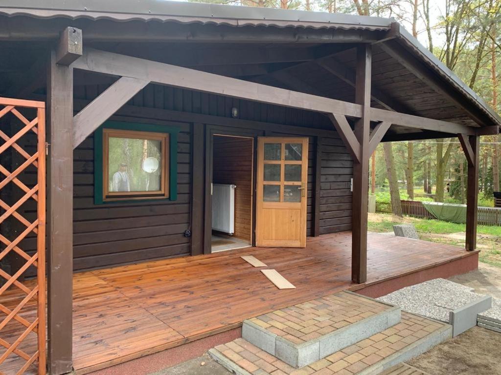 Ferienhaus Waldhütte Ferch Schwielowsee Exterior foto