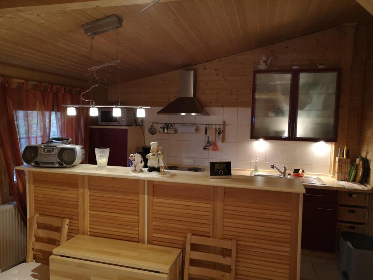 Ferienhaus Waldhütte Ferch Schwielowsee Exterior foto